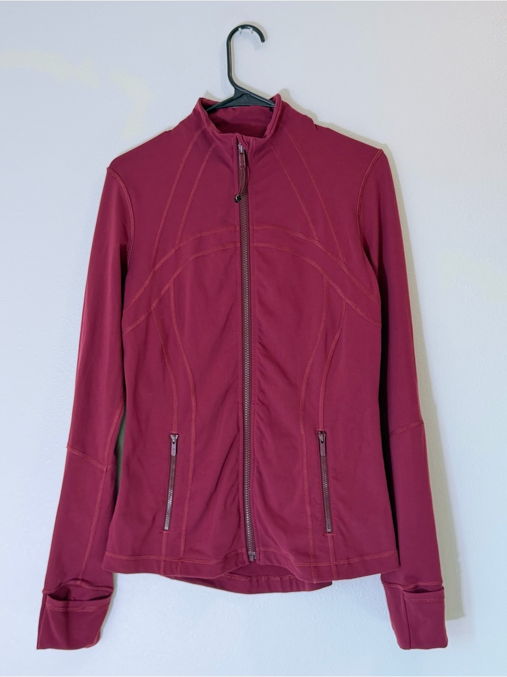 Lululemon Define Jacket - Burgundy/Berry Red - Size 8